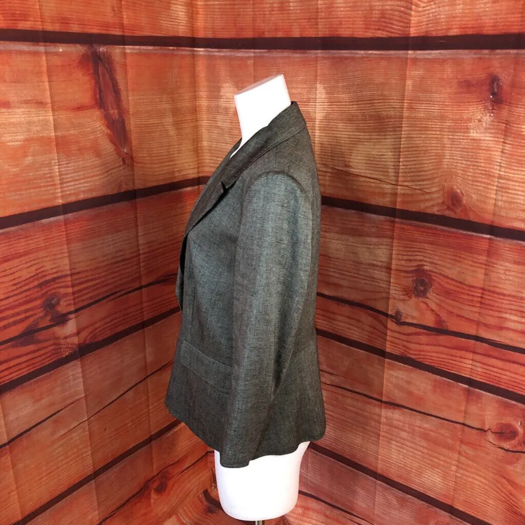 ADRIENNE VITTADINI LINEN BLEND JACKET SIZE 14 TCC