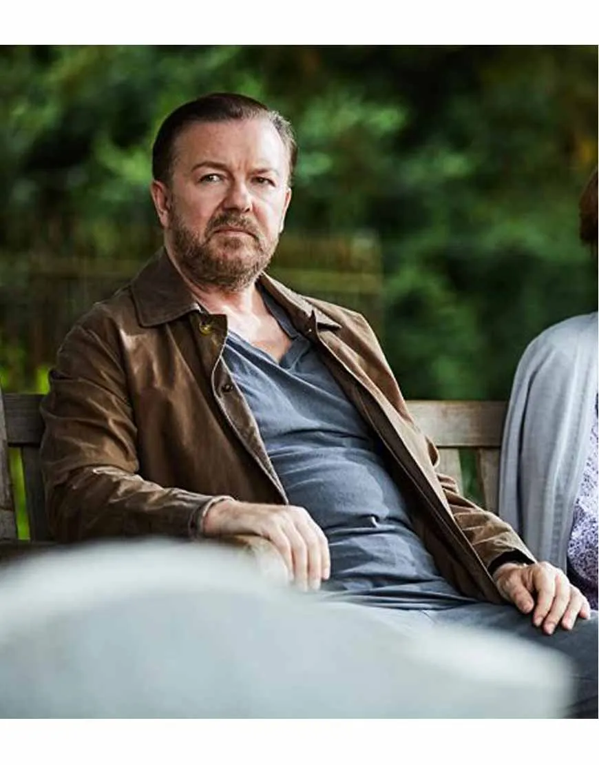 After Life S03 Ricky Gervais Jacket | Tony Brown Jacket