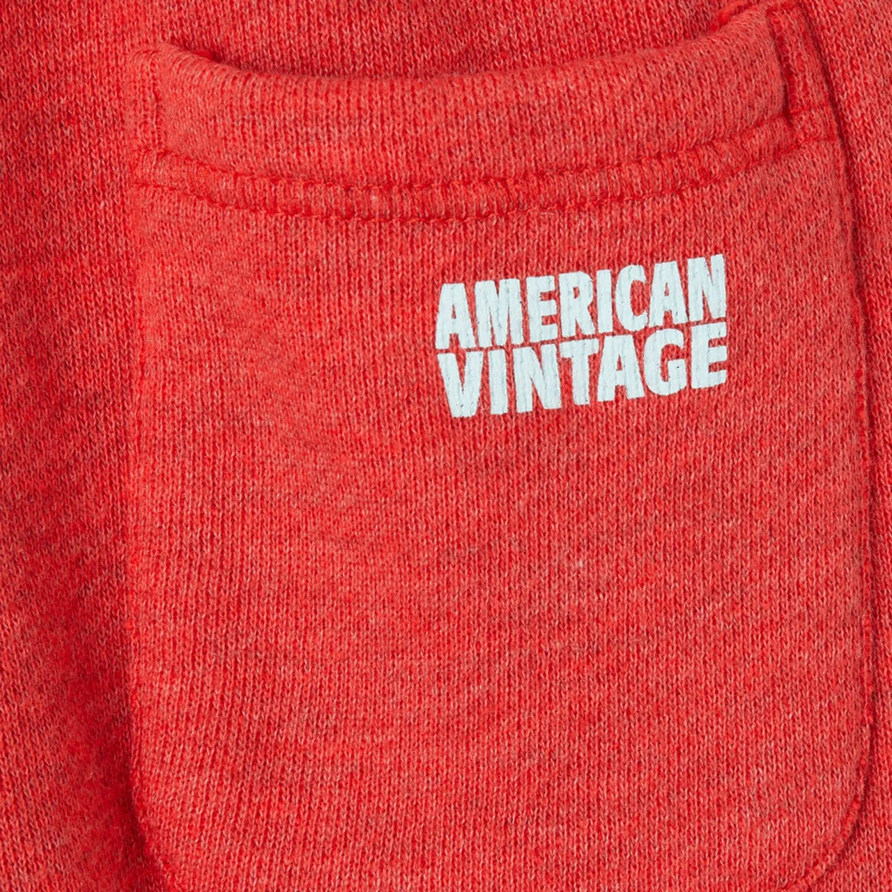 AMERICAN VINTAGE Doven Drawstring Sweatpants - Red