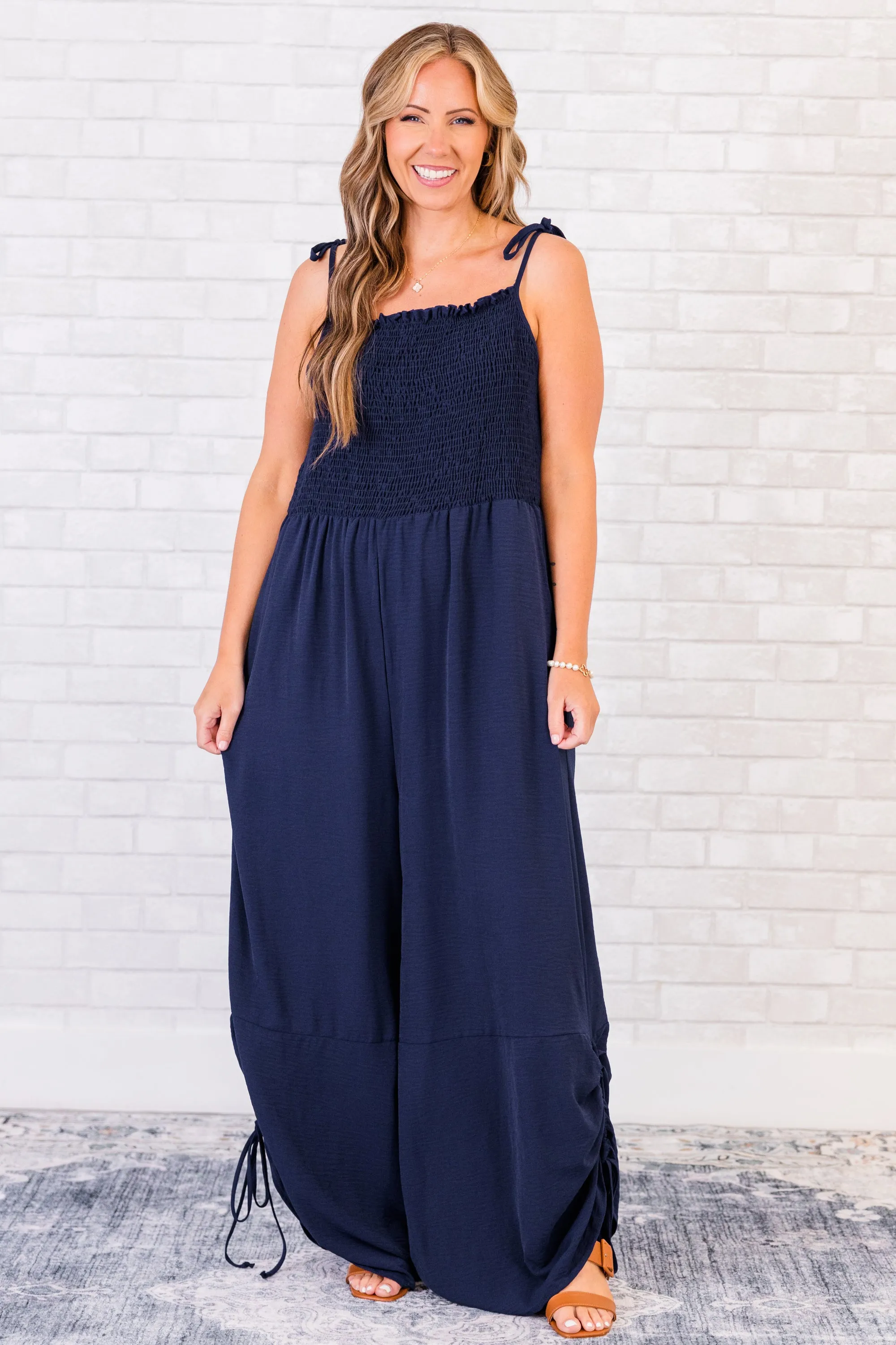 Another Lifetime Jumpsuit, Navy