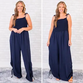 Another Lifetime Jumpsuit, Navy