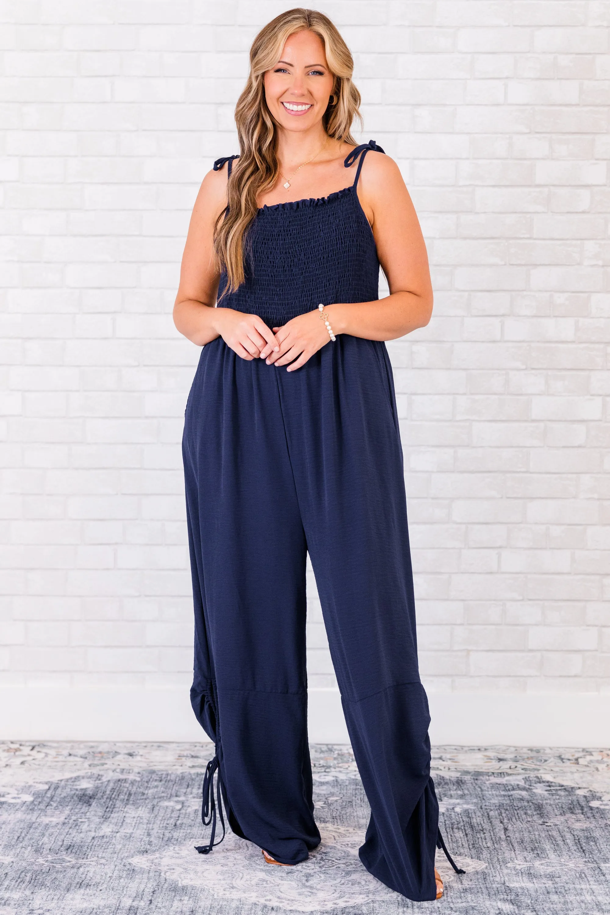 Another Lifetime Jumpsuit, Navy