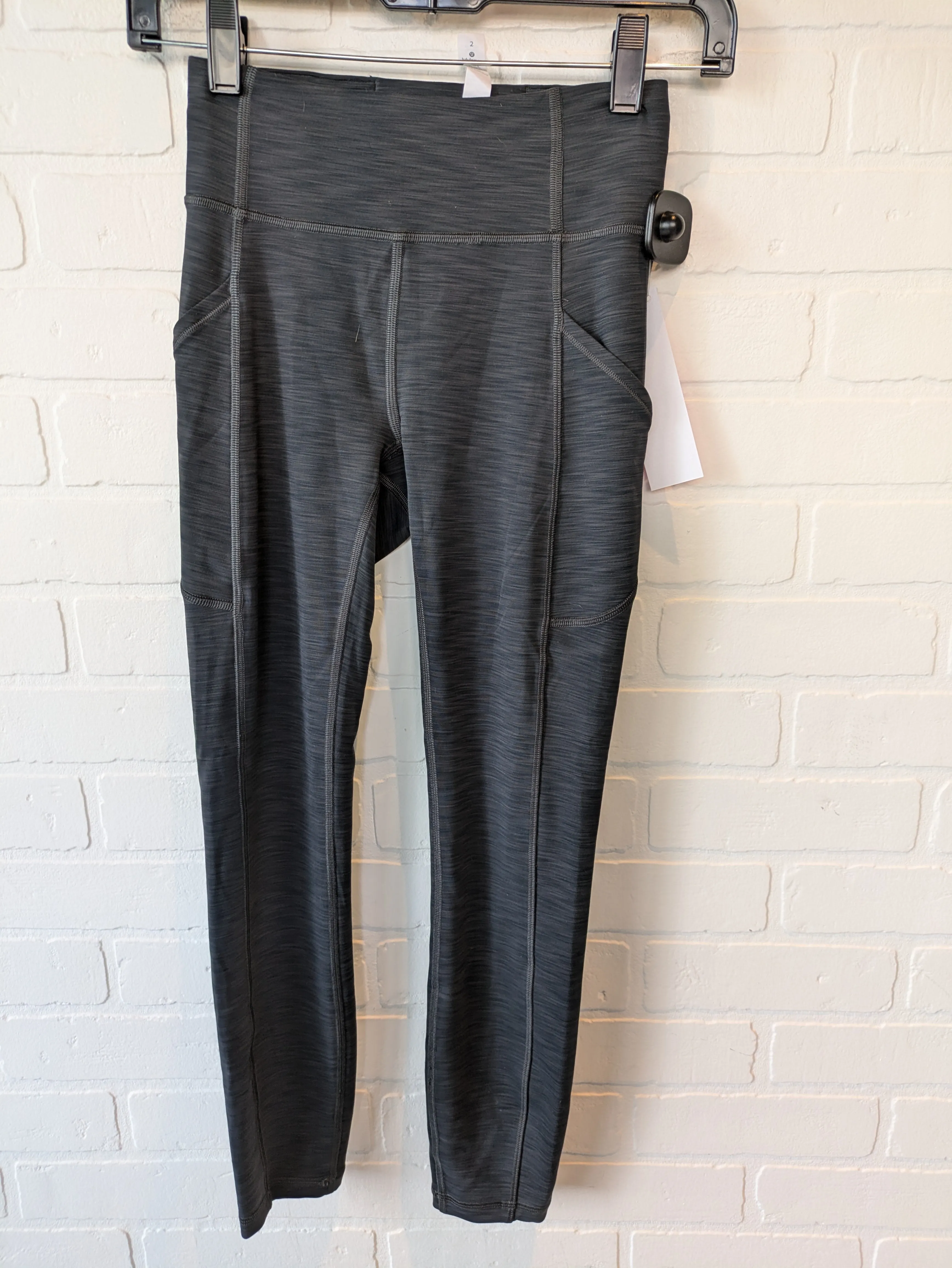 Athletic Leggings By Lululemon In Green, Size: 2