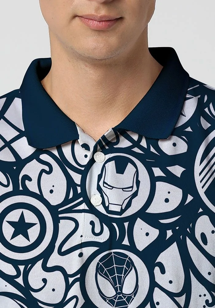 Avenger Icon Printed Polo