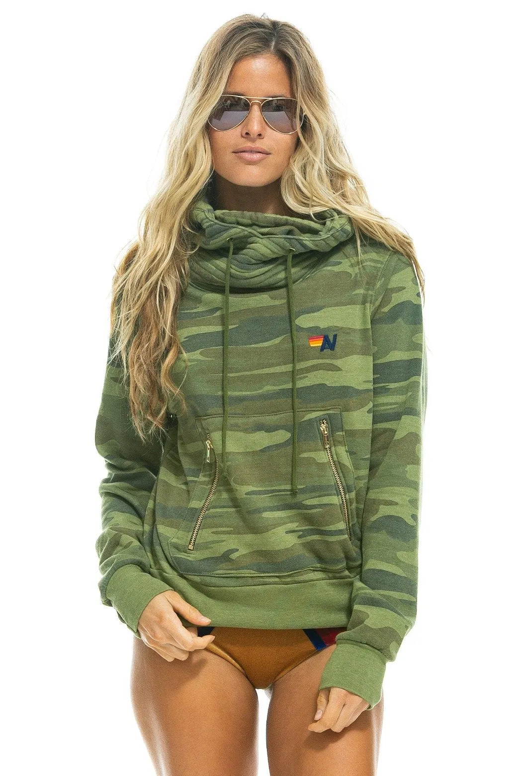 Aviator Nation Ninja Hoodie-Camo