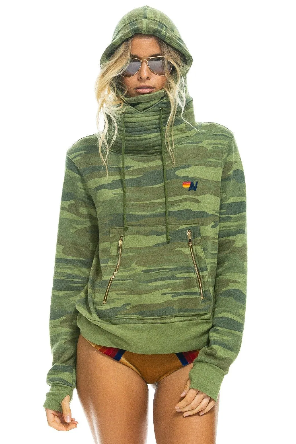 Aviator Nation Ninja Hoodie-Camo