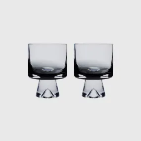 B Tom Dixon Tank Low Ball Black Glasses Set of 2