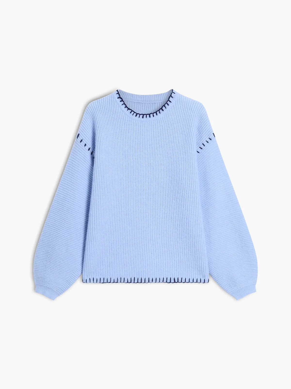 Baby Blue Pullover Sweater