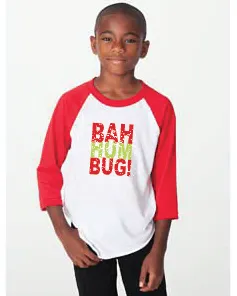 Bah Humbug Raglan T Shirt *