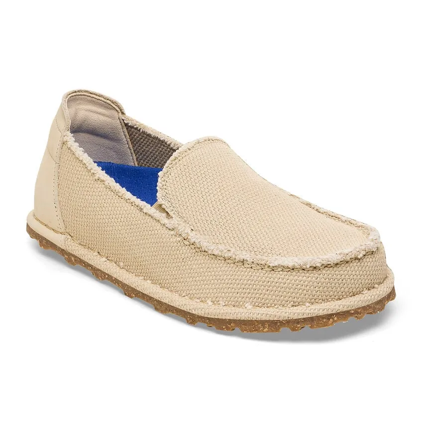 Birkenstock Men’s Utti Textile Slip On Shoes-Sandcastle