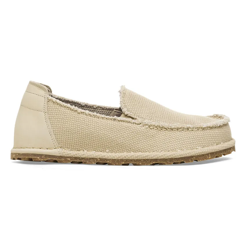 Birkenstock Men’s Utti Textile Slip On Shoes-Sandcastle