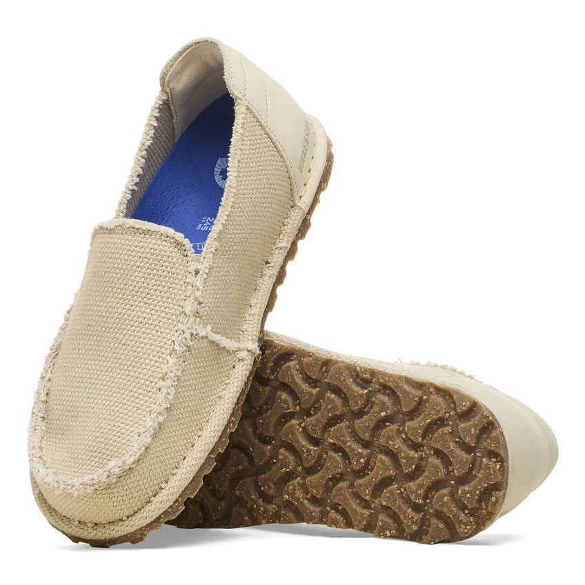 Birkenstock Men’s Utti Textile Slip On Shoes-Sandcastle