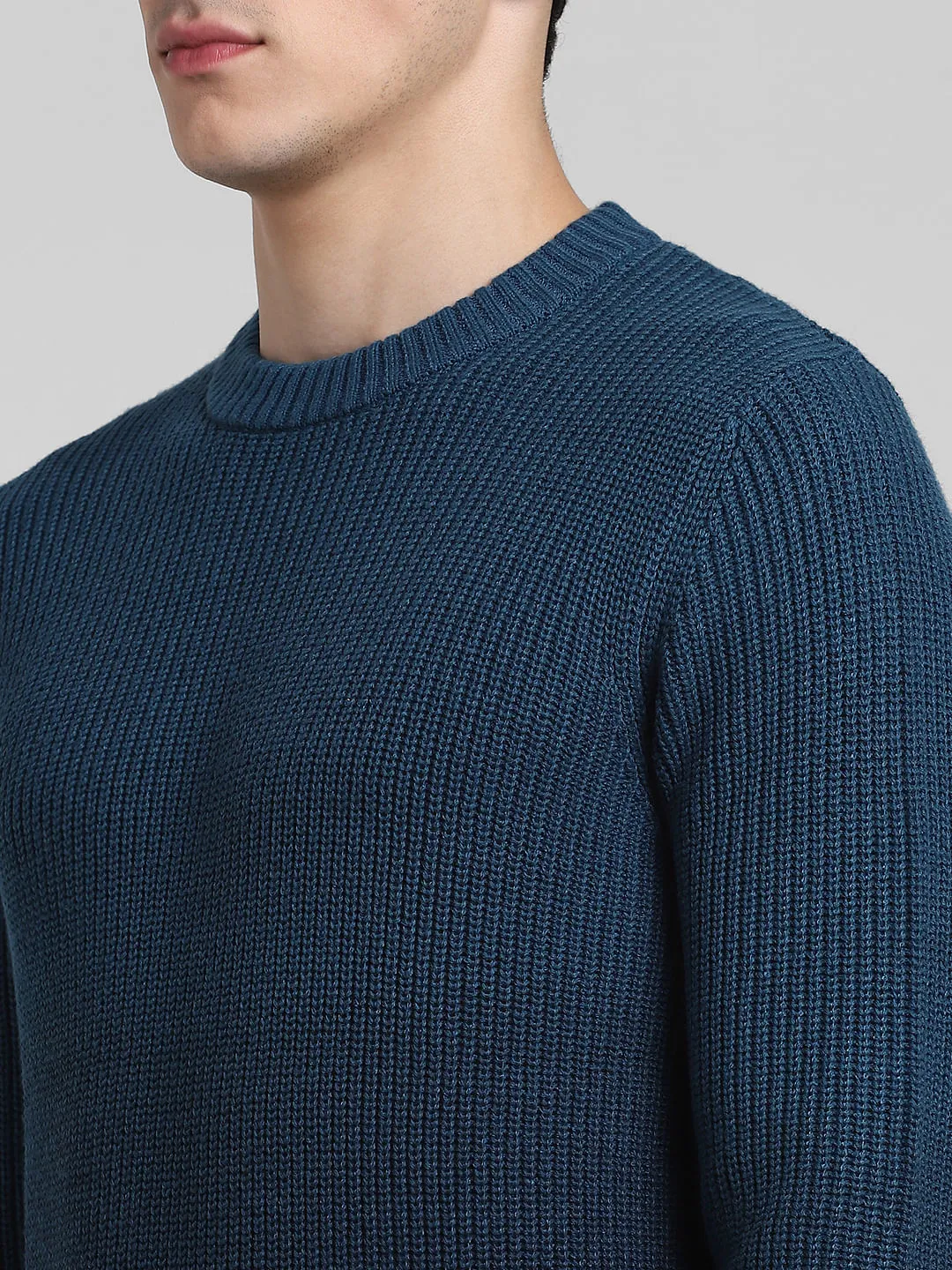 Blue Ombre Knitted Sweater