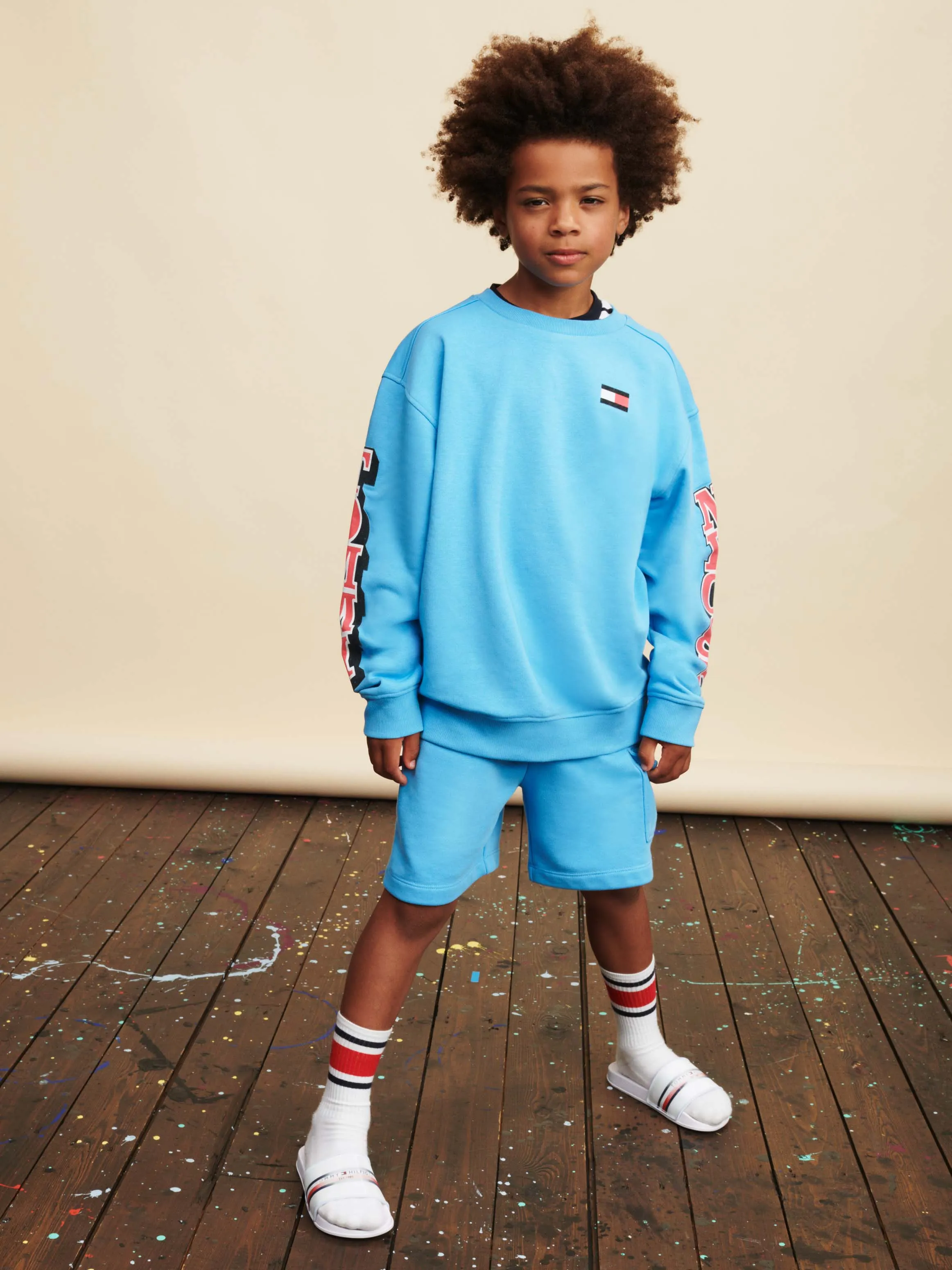 Boys 3-7 Logo Terry Sweatshirt | Sweatshirts & Hoodies | Tommy Kids