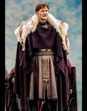 Britannia David Morrissey Cloak Coat | Aulus Cloak Coat