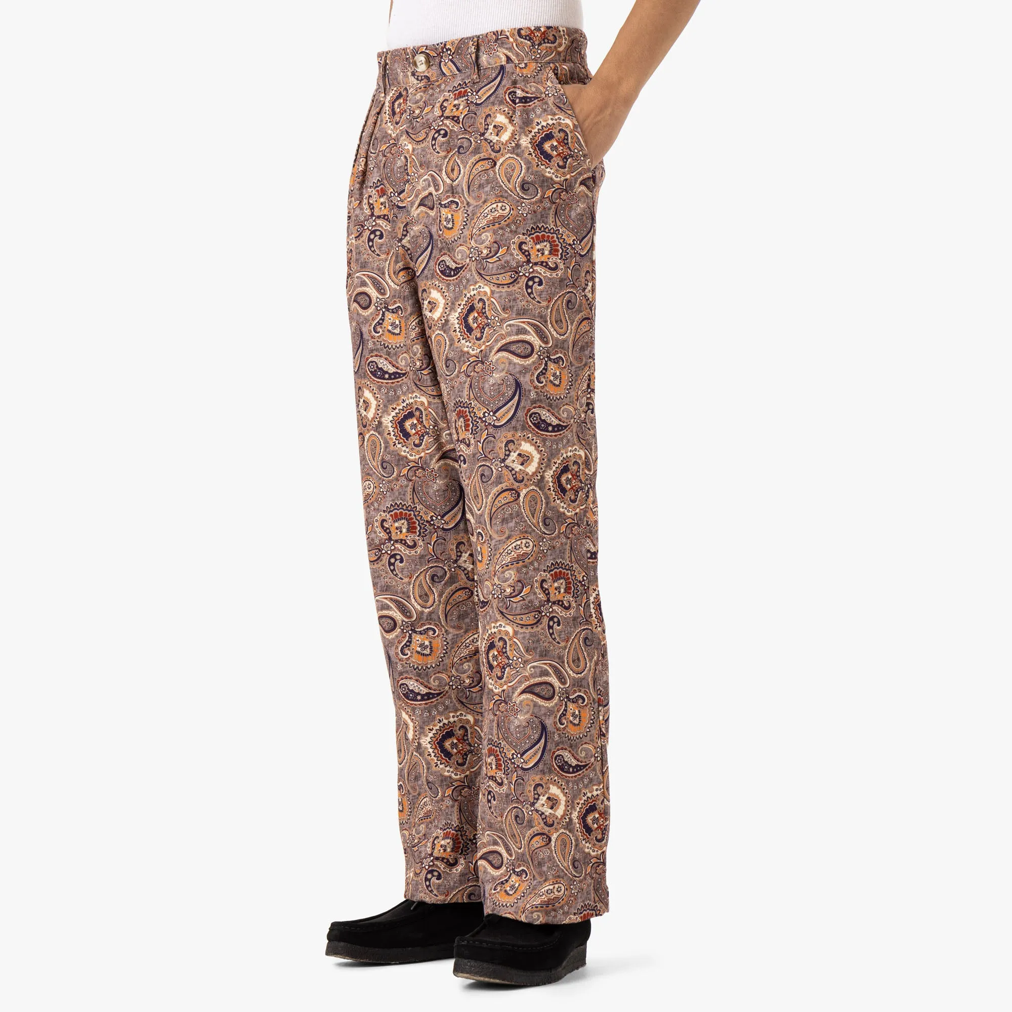 Brother Brother Double Pleated Pant / Paisley