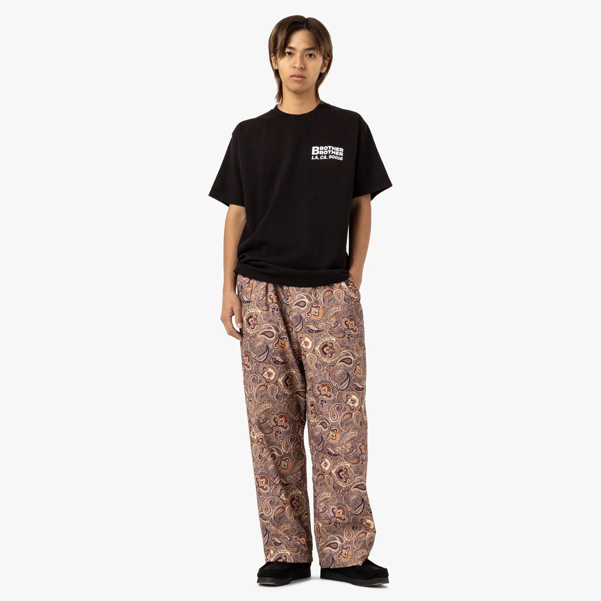 Brother Brother Double Pleated Pant / Paisley