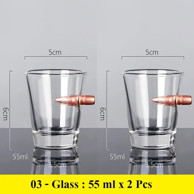 Bullet Shot Drinks Glasses - Glasses with a difference - Great Gift Idea