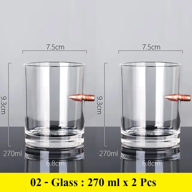 Bullet Shot Drinks Glasses - Glasses with a difference - Great Gift Idea