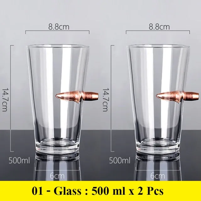 Bullet Shot Drinks Glasses - Glasses with a difference - Great Gift Idea