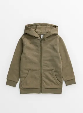 Buy Khaki Zip-Through Hoodie 5 years | Jumpers and hoodies | Tu