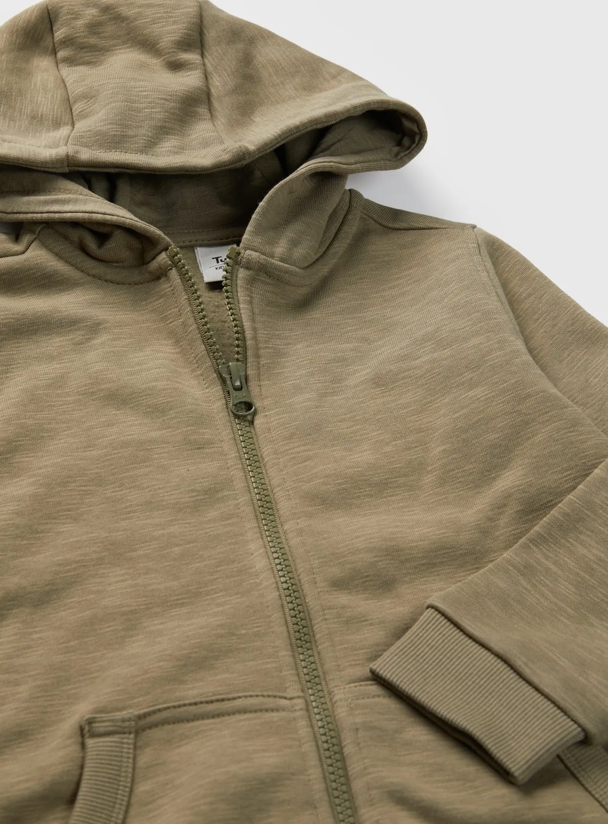 Buy Khaki Zip-Through Hoodie 5 years | Jumpers and hoodies | Tu