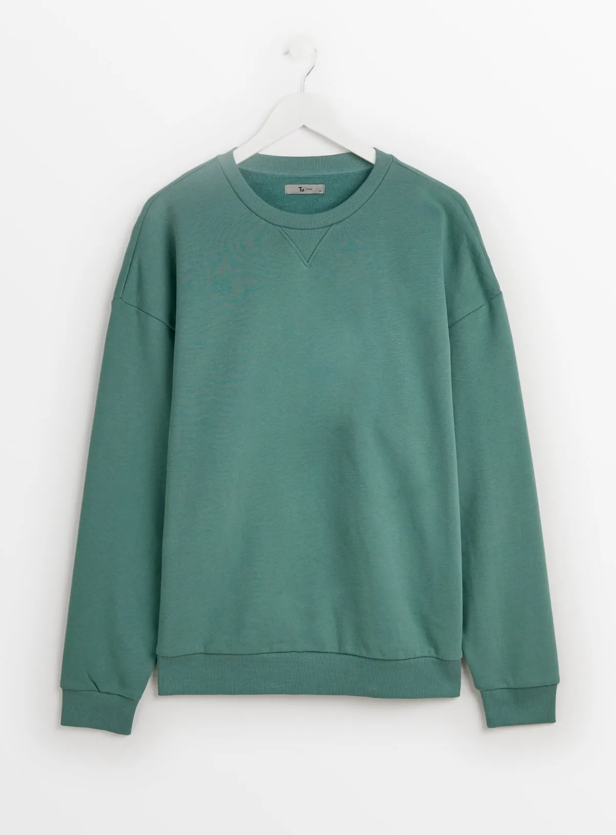 Buy Teal Dropped Shoulder Sweatshirt XL | Sweatshirts and hoodies | Tu