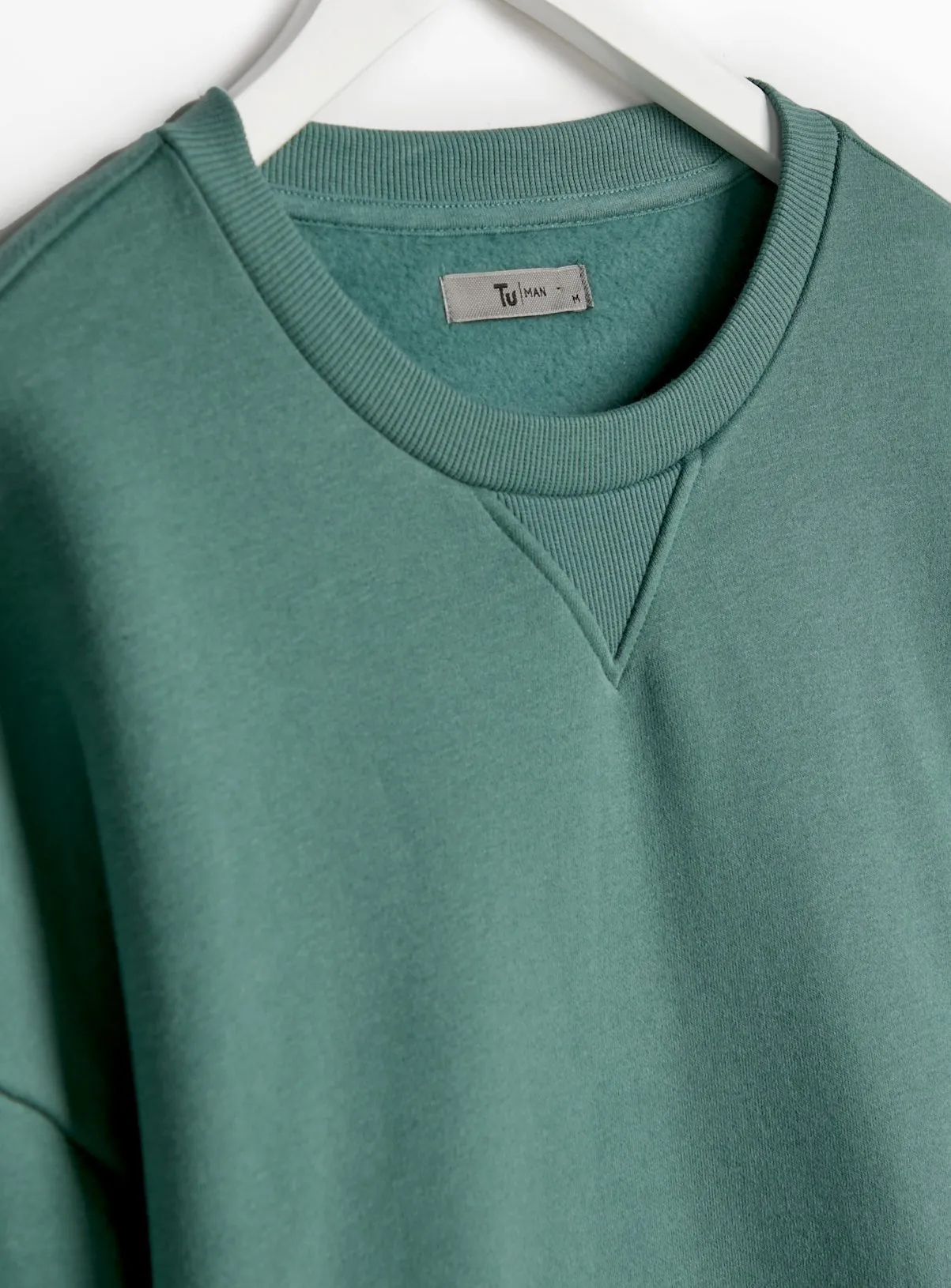 Buy Teal Dropped Shoulder Sweatshirt XL | Sweatshirts and hoodies | Tu