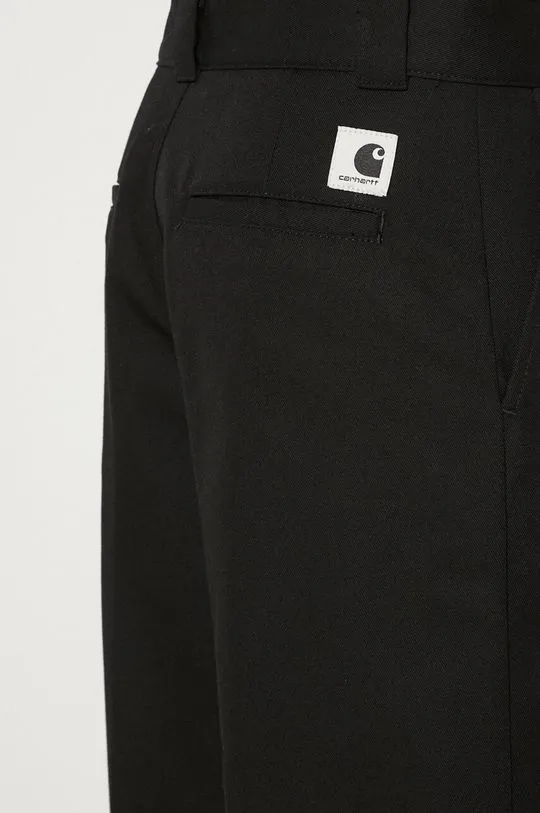 Carhartt WIP trousers Craft Pant women's black color I032968.8901