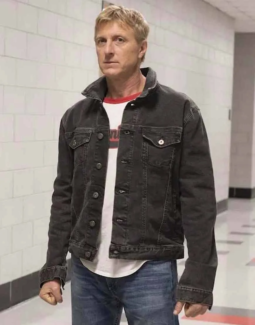 Cobra Kai William Zabka Denim Jacket | Johnny Lawrence Denim Jacket