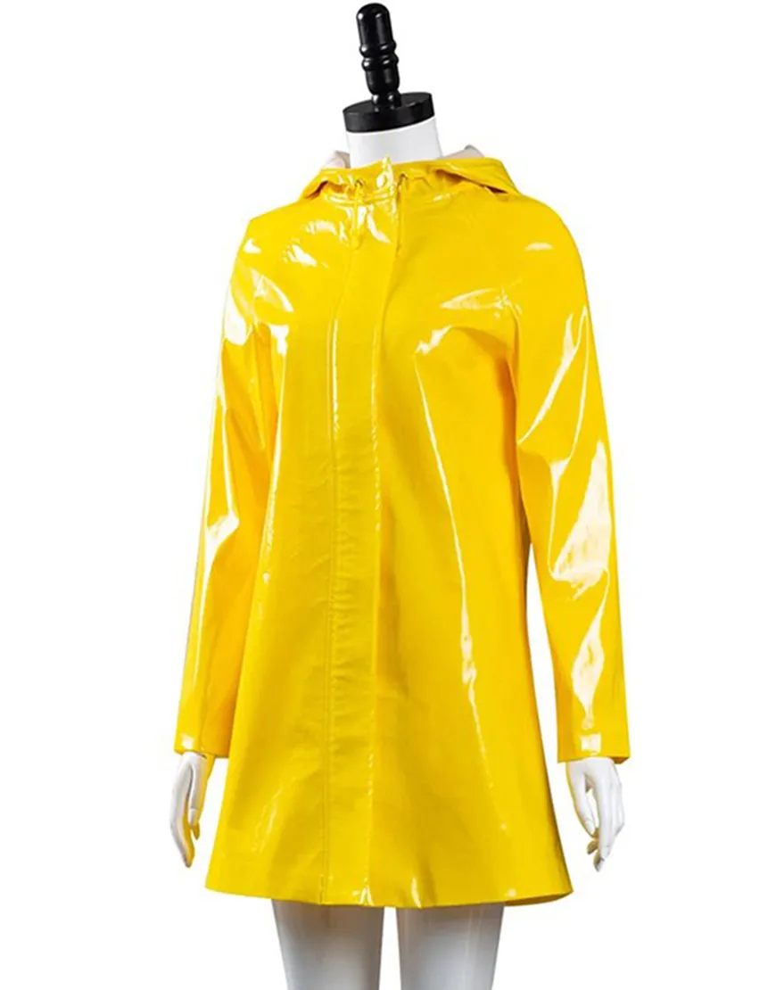 Coraline Yellow Hooded Coat | Coraline Yellow Rain Coat | Ujackets.com