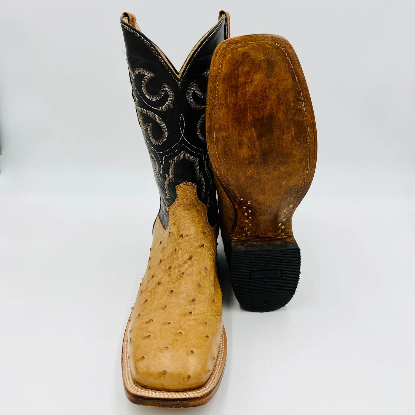 Cowtown Antique Saddle Full Quill Boot