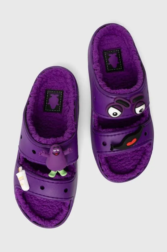 Crocs sliders Crocs x McDonald’s Sandal violet color 209392.PURP