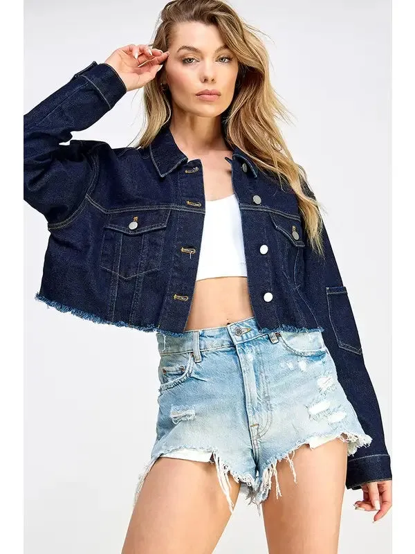 Crop Denim Jacket