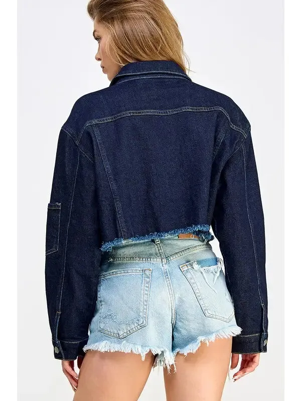 Crop Denim Jacket