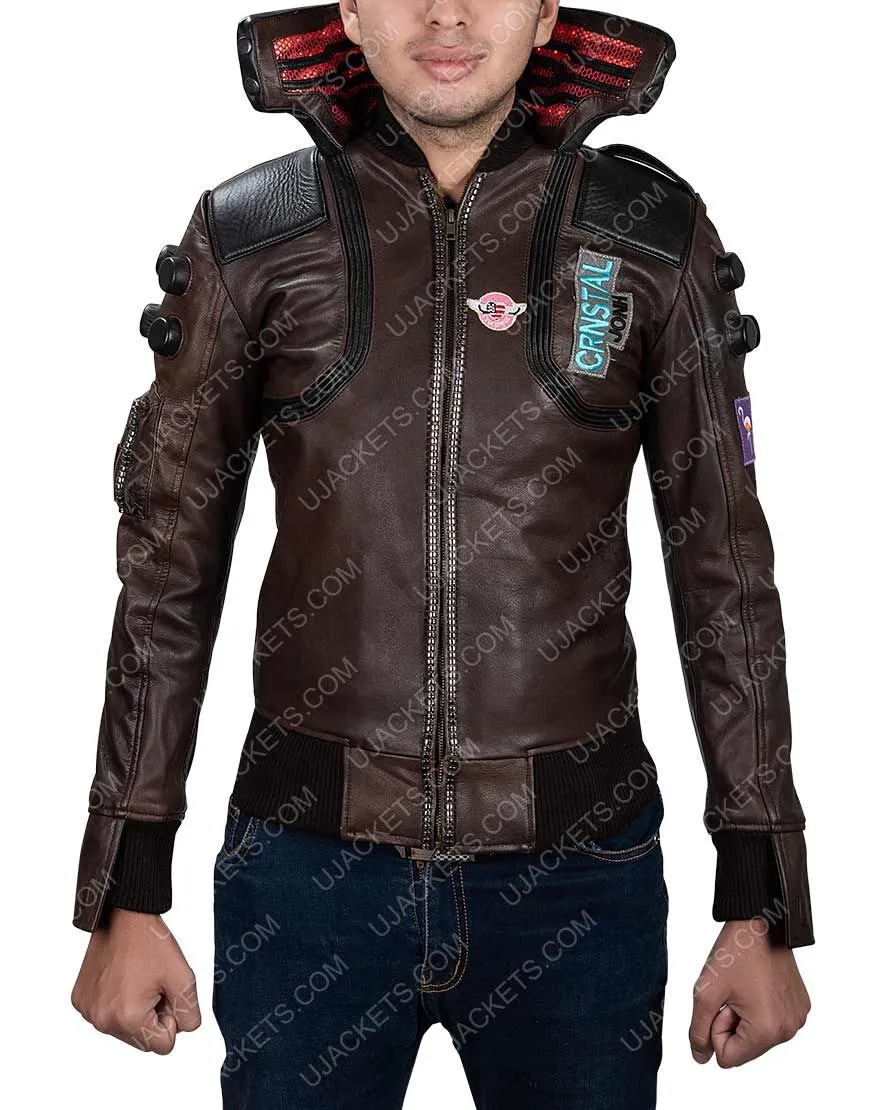 Cyberpunk 2077 Jacket - Samurai Character V Leather Jacket | 50% OFF