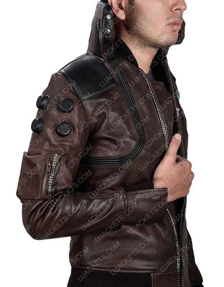 Cyberpunk 2077 Jacket - Samurai Character V Leather Jacket | 50% OFF