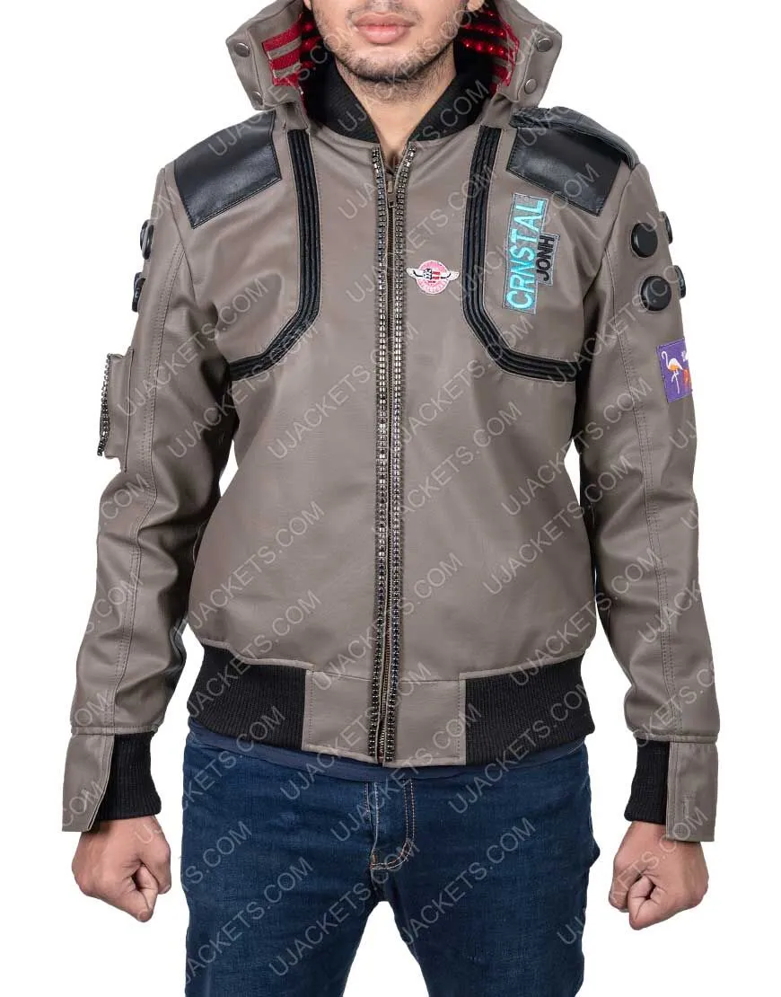 Cyberpunk 2077 Jacket - Samurai Character V Leather Jacket | 50% OFF