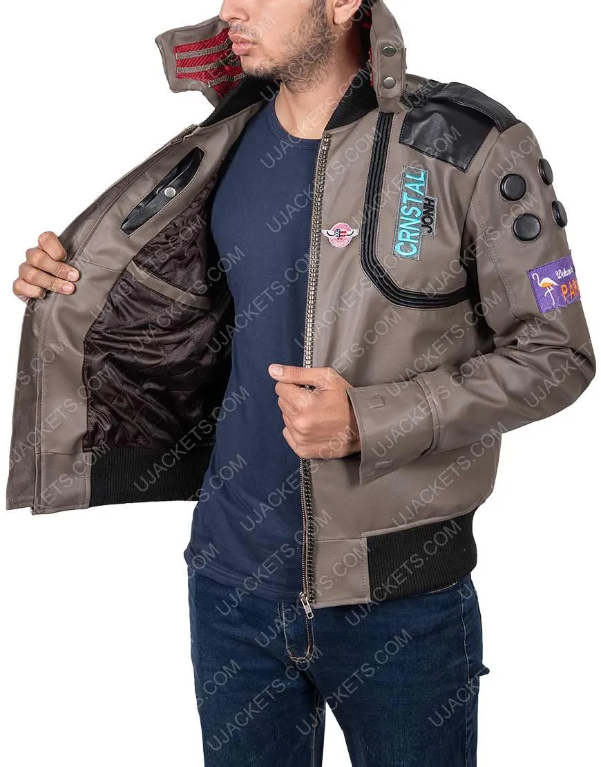 Cyberpunk 2077 Jacket - Samurai Character V Leather Jacket | 50% OFF