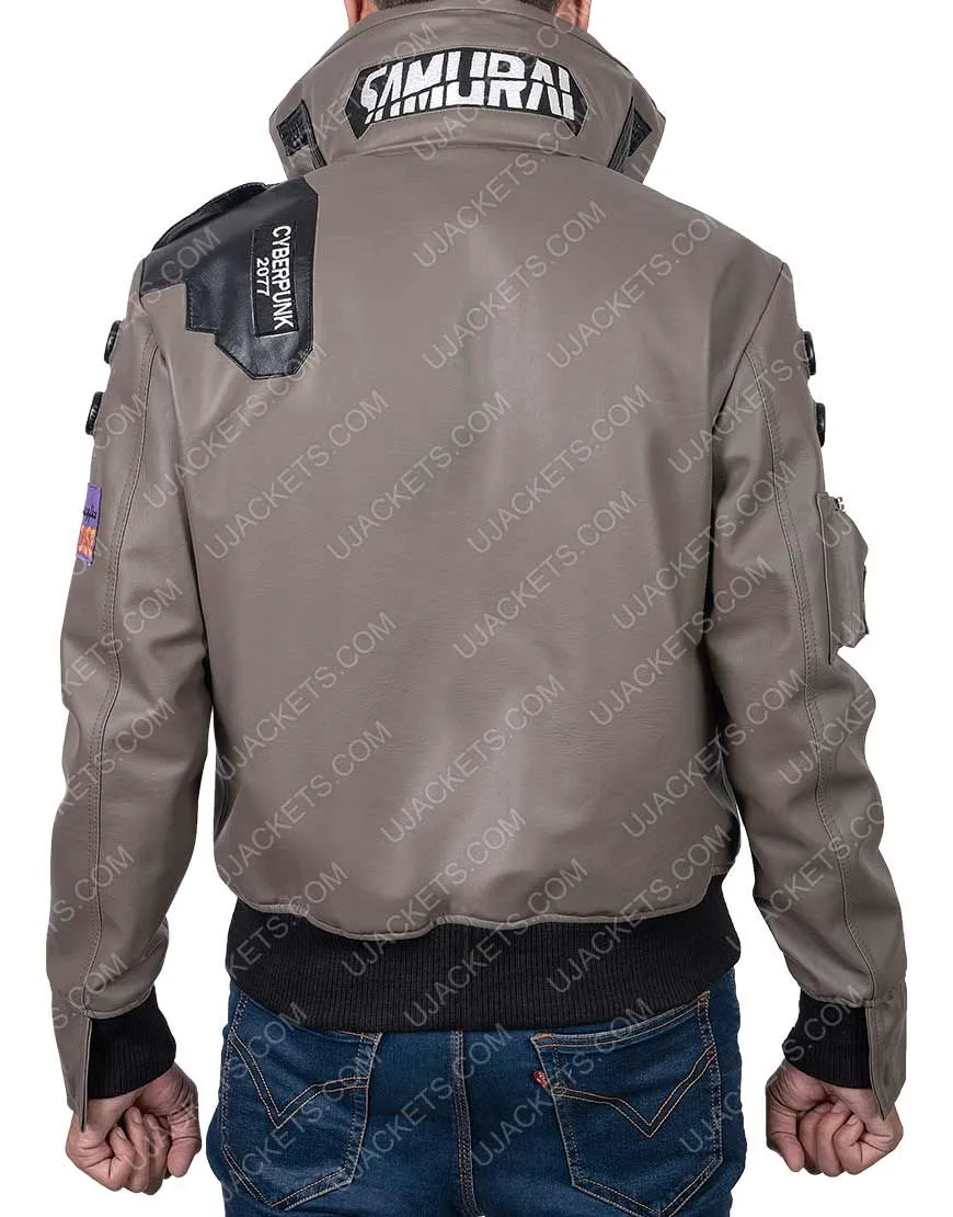 Cyberpunk 2077 Jacket - Samurai Character V Leather Jacket | 50% OFF