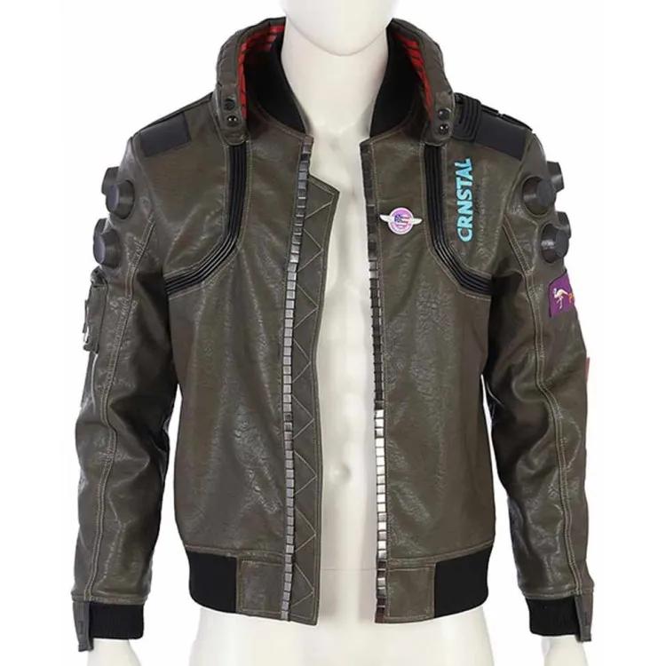 Cyberpunk 2077 Jacket - Samurai Character V Leather Jacket | 50% OFF