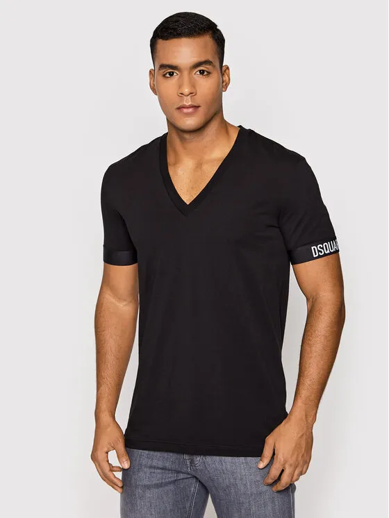 D SQUARED2  |Plain Cotton Logo Luxury T-Shirts