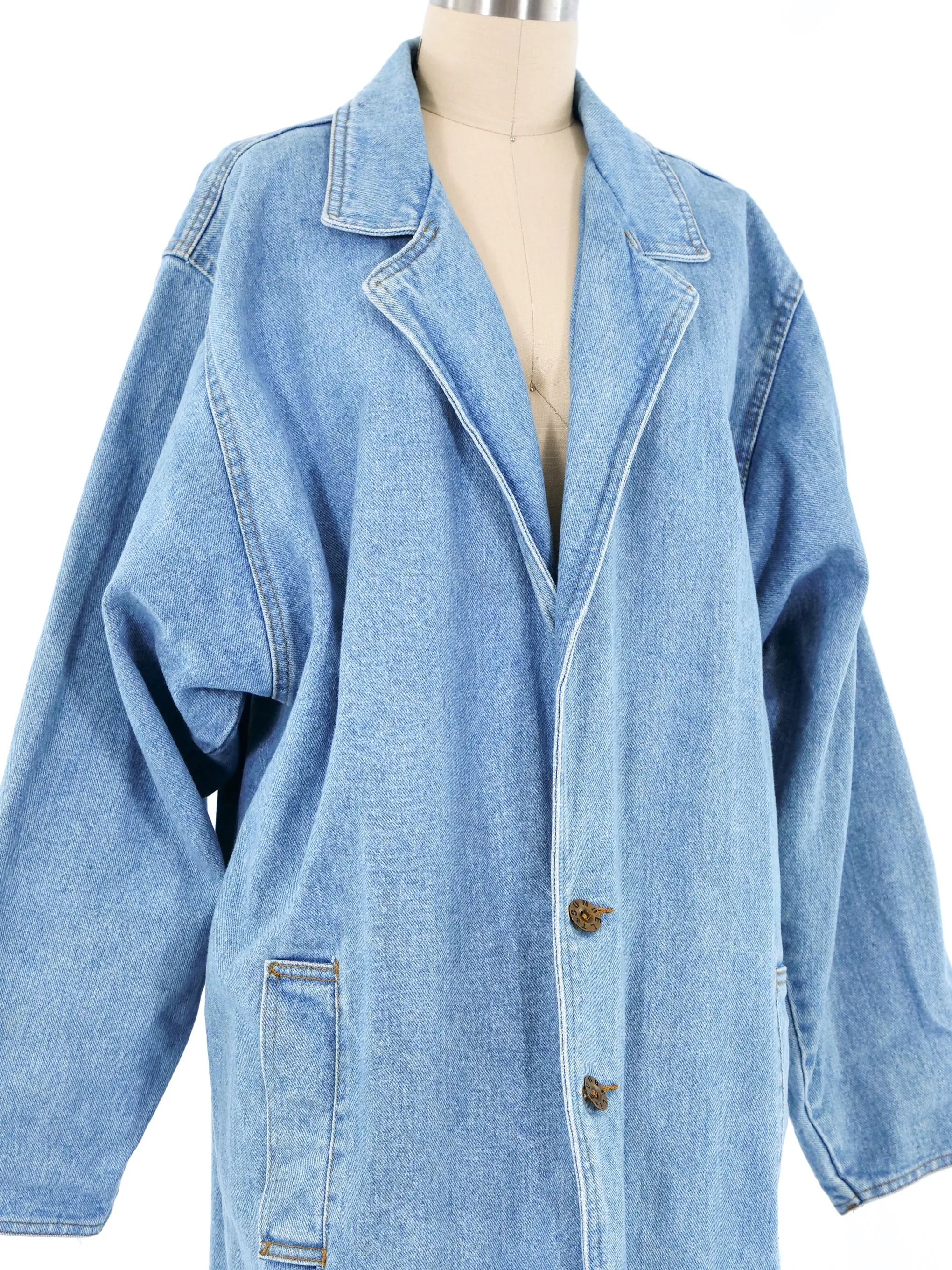 Denim Duster Jacket