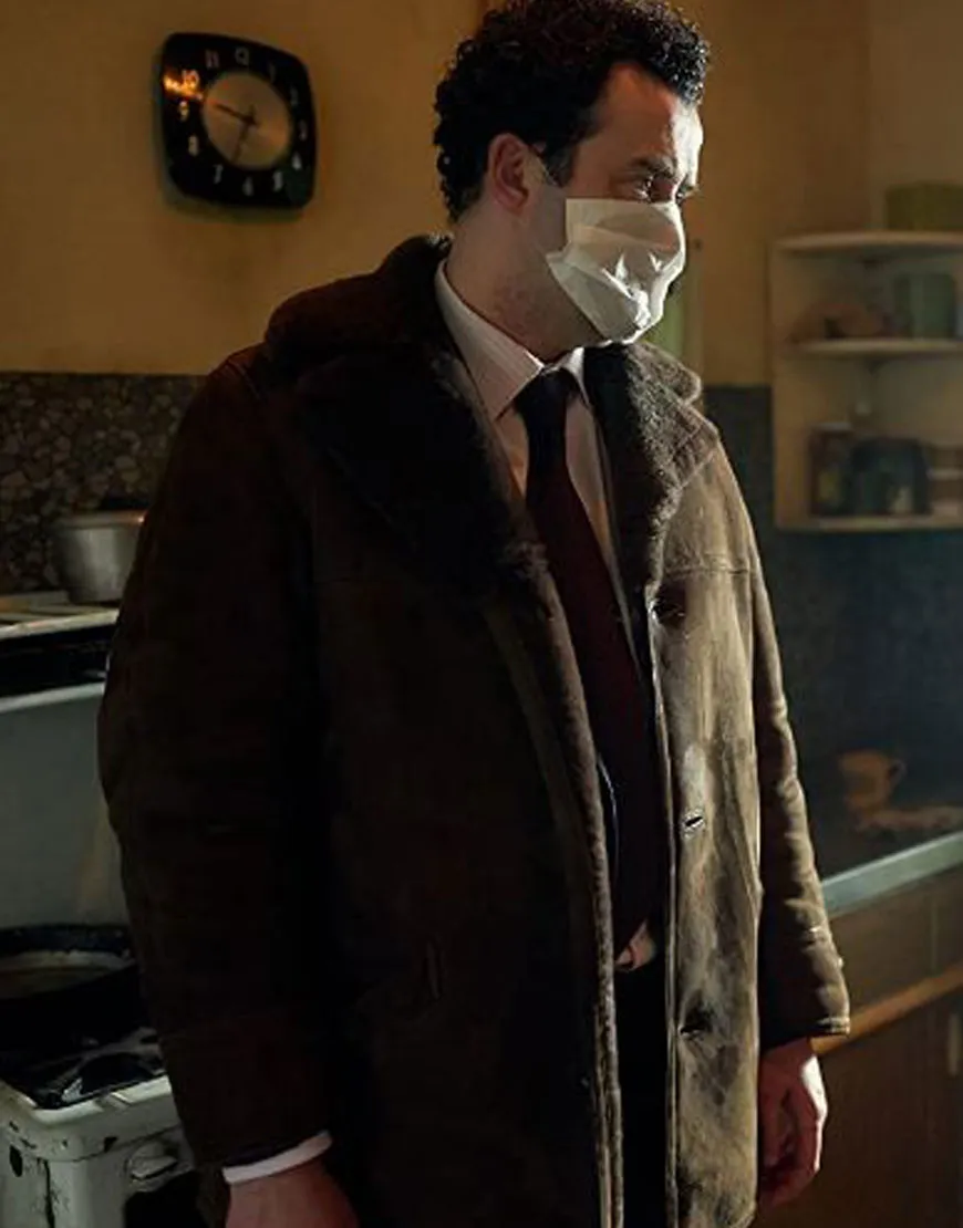 Des Daniel Mays Coat | Peter Jay Brown Coat - ujackets.com