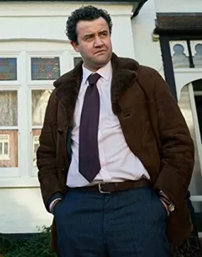 Des Daniel Mays Coat | Peter Jay Brown Coat - ujackets.com