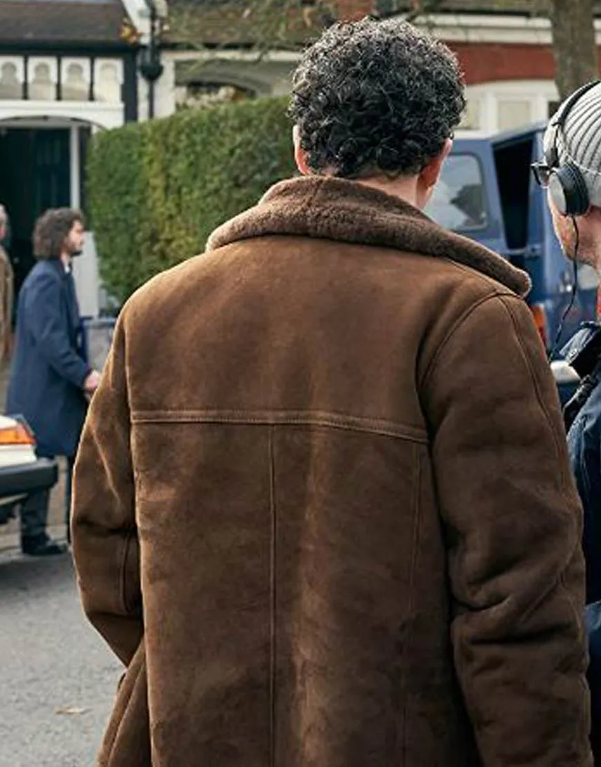 Des Daniel Mays Coat | Peter Jay Brown Coat - ujackets.com