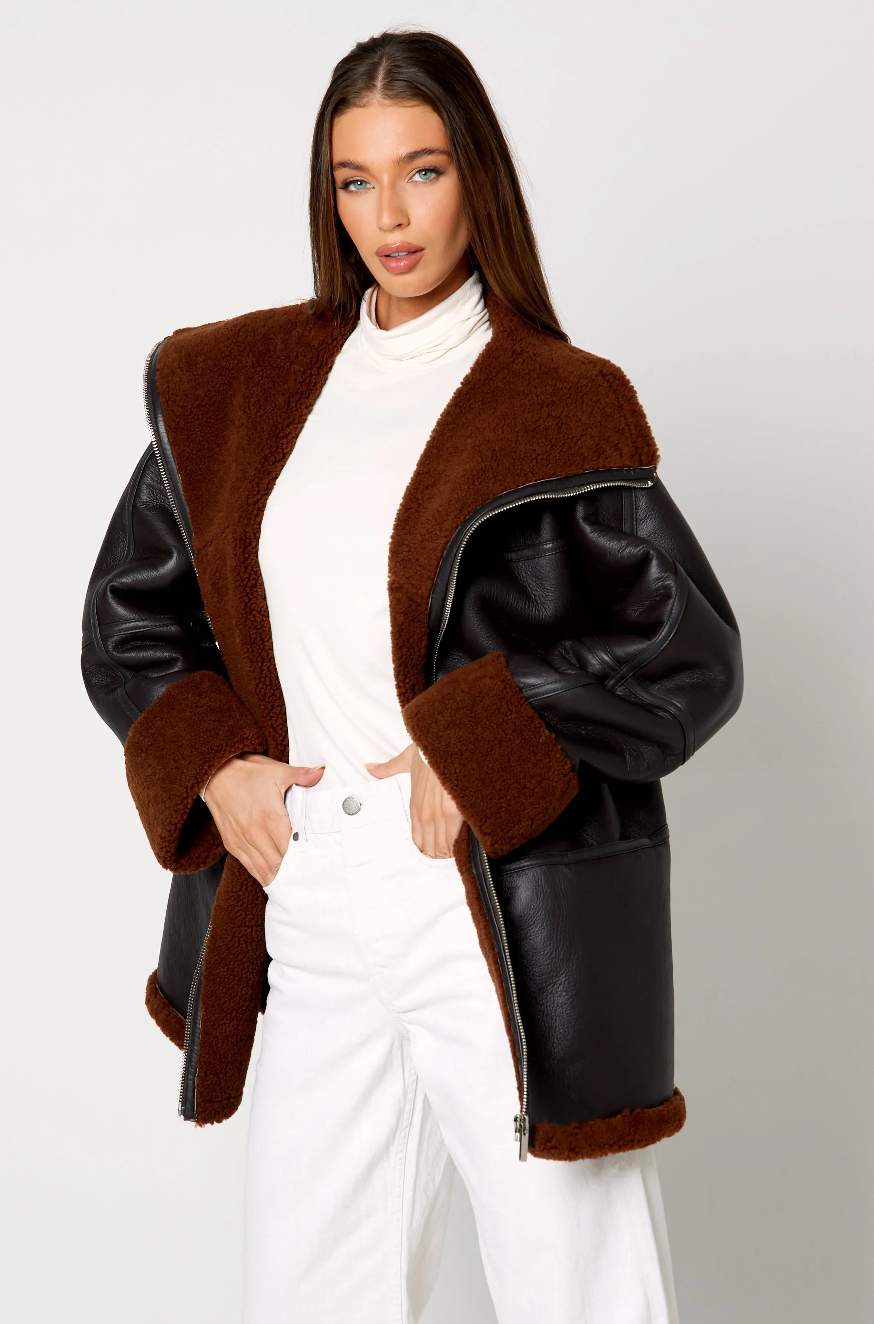 Donata Shearling Coat