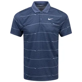 Dri-FIT Victory+ Ripple Stripe Polo Midnight Navy - SS24