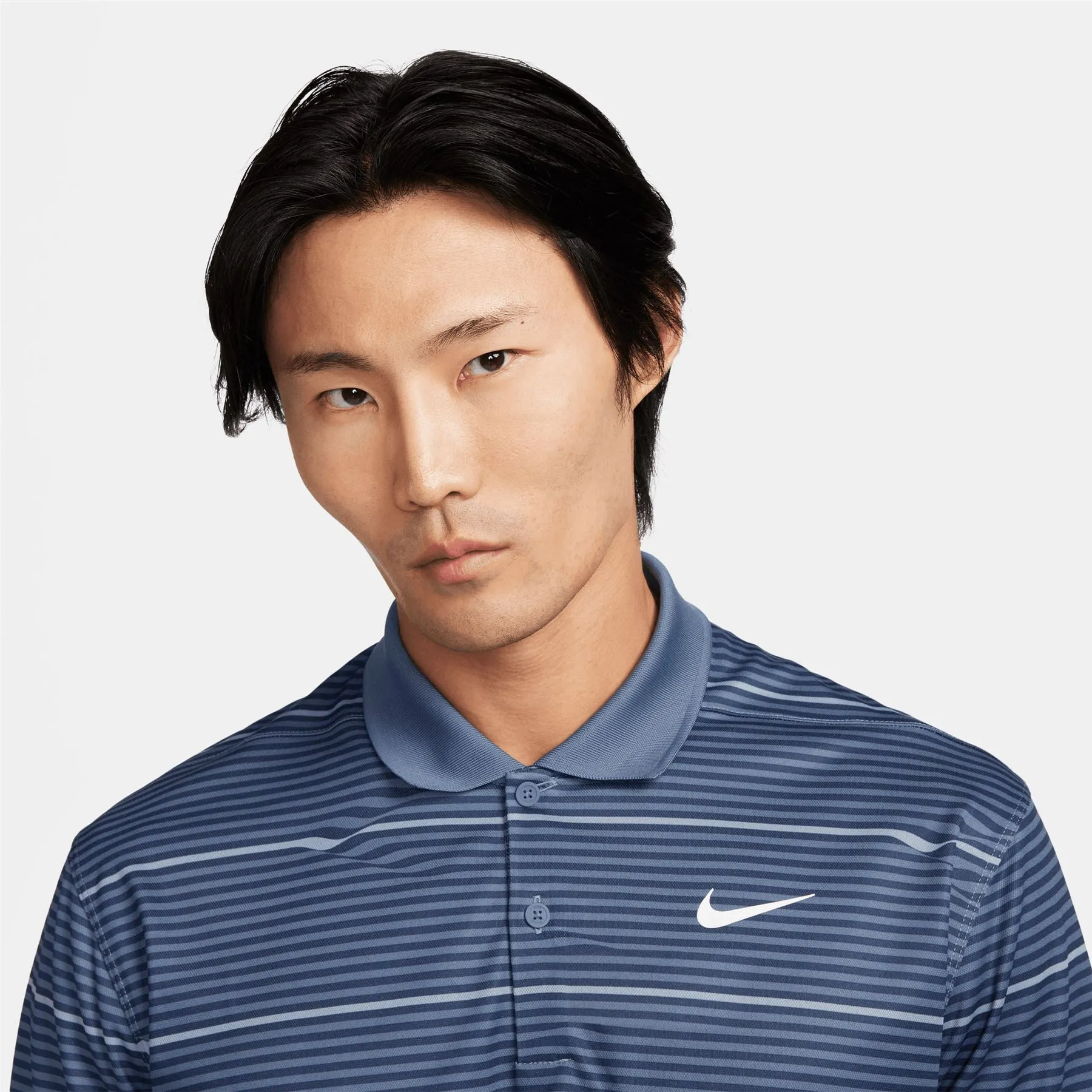 Dri-FIT Victory+ Ripple Stripe Polo Midnight Navy - SS24