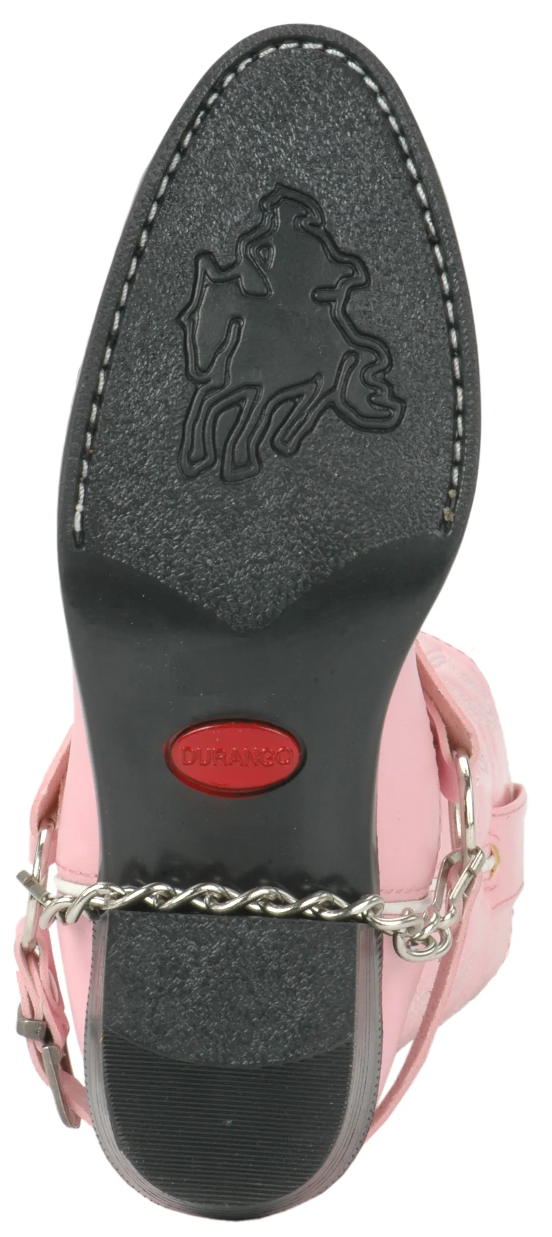 Durango Kids Pink with Rhinestone Strap Cowboy Boots